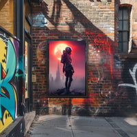 Futuristic Sentinel Poster PosterGoat