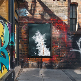 Intricate Ice Crystal Close-Up - Artistic Poster