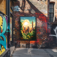 Urban Sunrise Poster