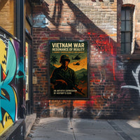 Vietnam War Vintage Poster Historical Military Print