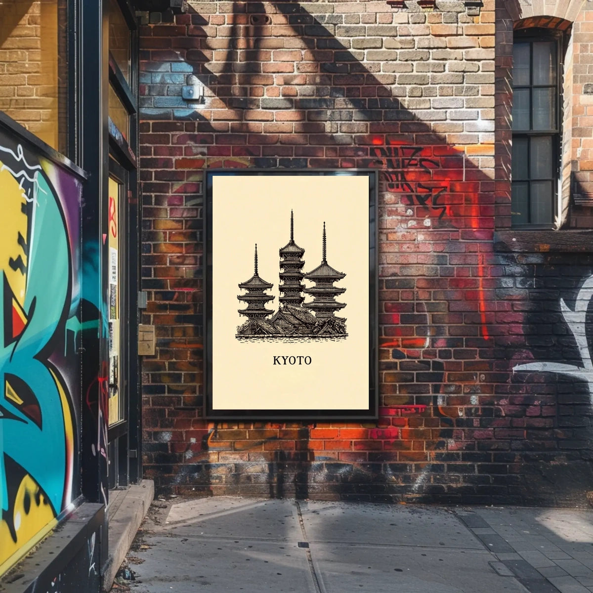 Kyoto Pagodas Poster