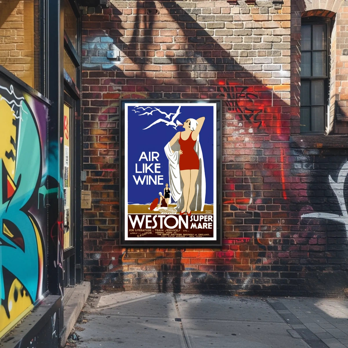 Air Like Wine Weston-Super-Mare Poster