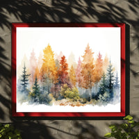 Autumn Forest Serenity Poster