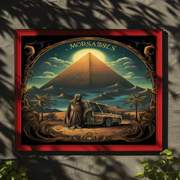 Mystical Journey In The Desert Poster