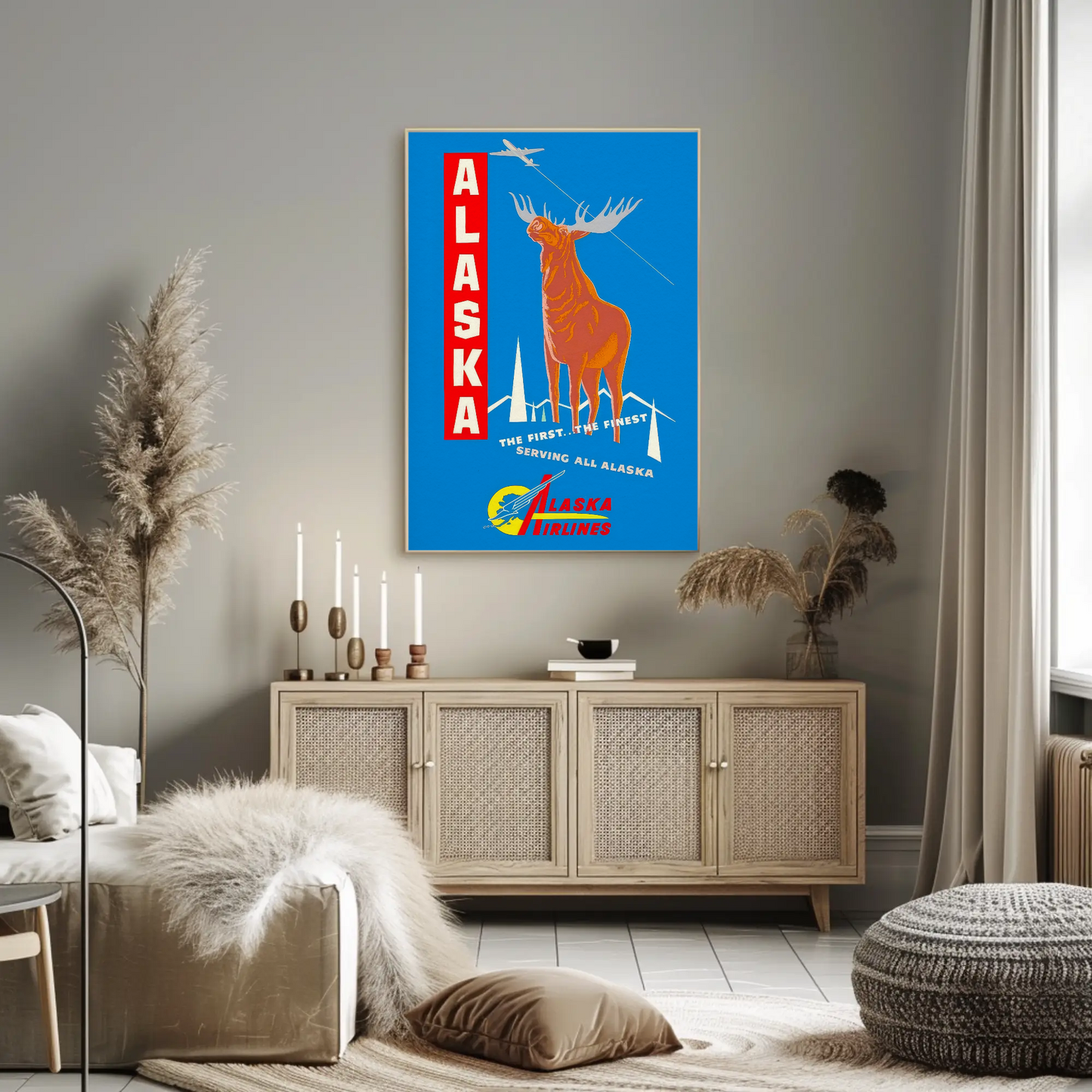 Alaska Airlines Travel Poster