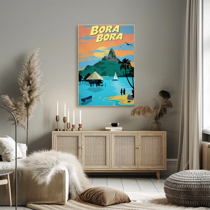 Bora Bora Travel Poster