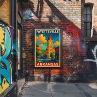 Fayetteville, Arkansas Scenic Poster