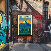 Discover Colorado Wall Art Print PosterGoat