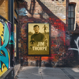 Jim Thorpe Athletic Legend Poster
