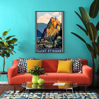 Saint-Étienne, France Poster