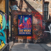 Las Vegas Neon Noel Poster