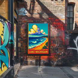 Lake Michigan Scenic Poster