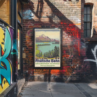 Rhätische Bahn Graubünden, Switzerland Poster