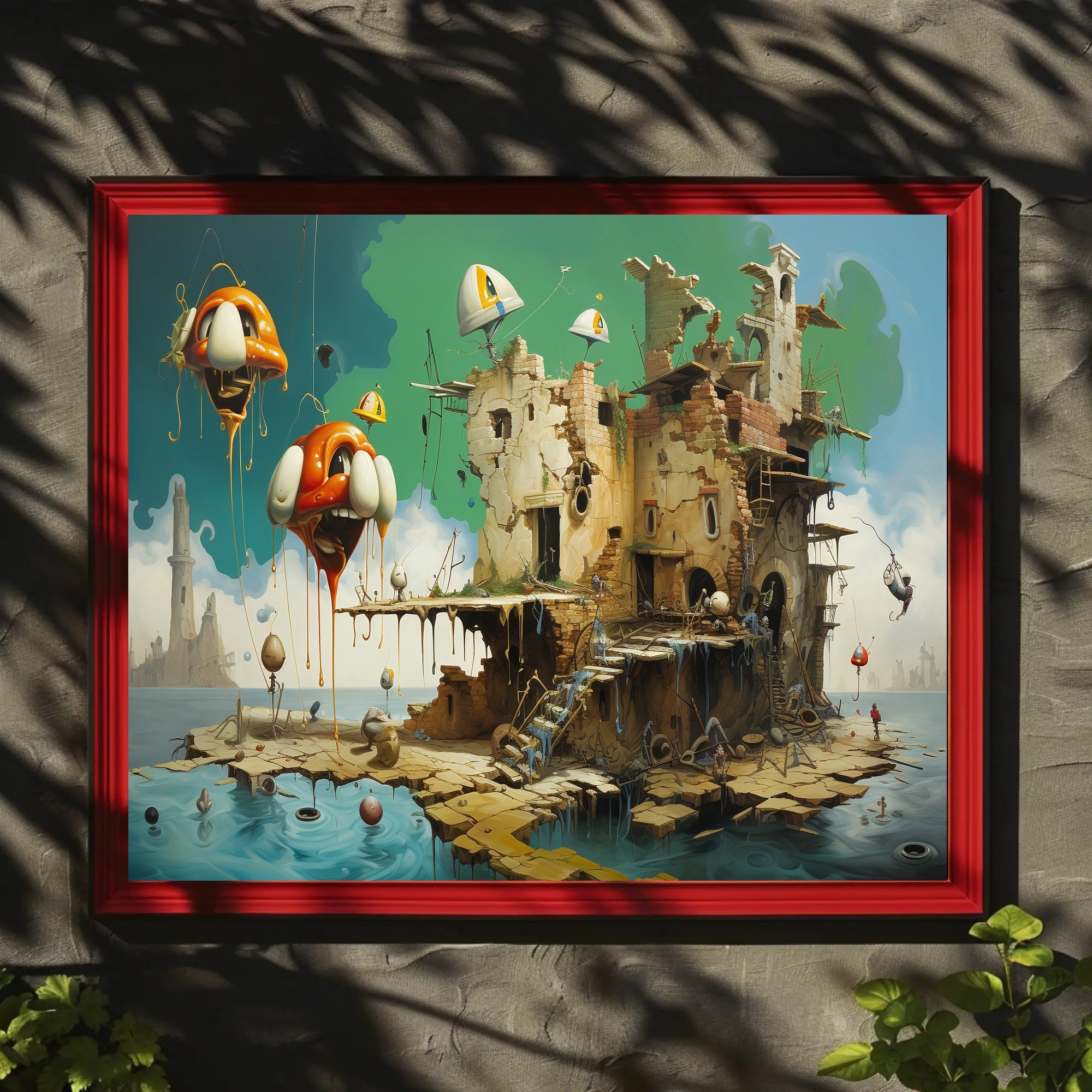 Surrealistic Dreamscape Art Poster, Fantasy or Mythology Poster
