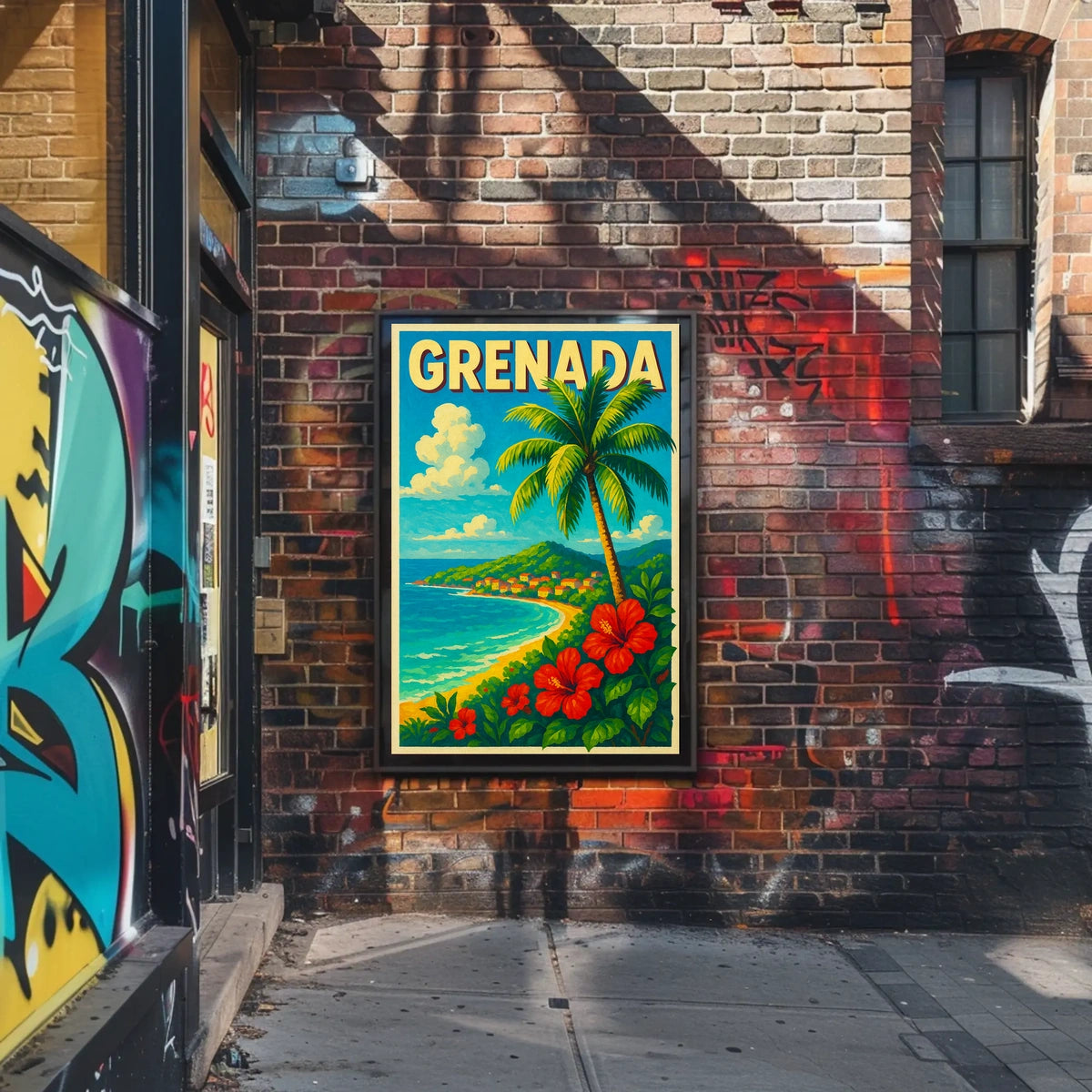 Grenada Tropical Paradise Poster