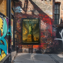 Statue Of Liberty Icon Of Freedom Poster