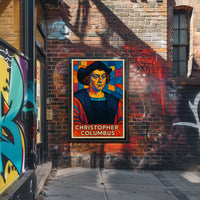 Christopher Columbus Mosaic Poster