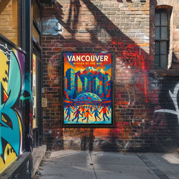 Vancouver Winter By The Bay Poster