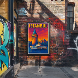 Istanbul A City of Timeless Beauty Poster