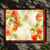 Watercolor Apples Poster