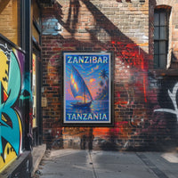 Zanzibar Sunset Poster