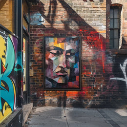Modern Urban Landscape Art Poster