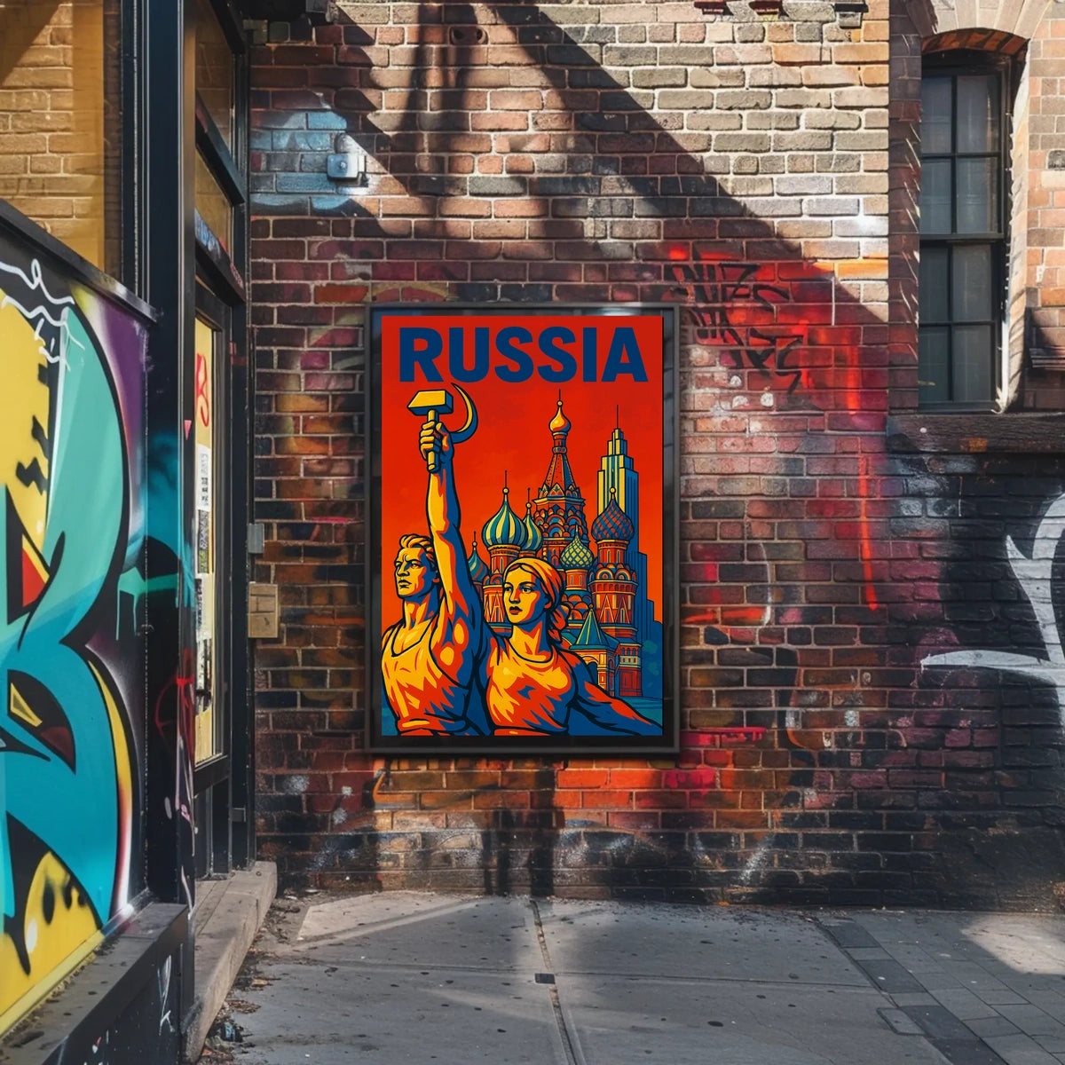 Russia A Tribute to Soviet Art Poster