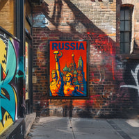 Russia A Tribute to Soviet Art Poster