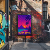 Bora Bora Tropical Paradise Escape Travel Poster PosterGoat