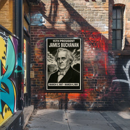 James Buchanan 15Th President Poster