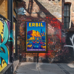 Erbil A Cosmopolitan Iraqi City Poster