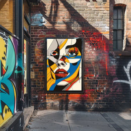 Vintage Urban Landscape Art Poster