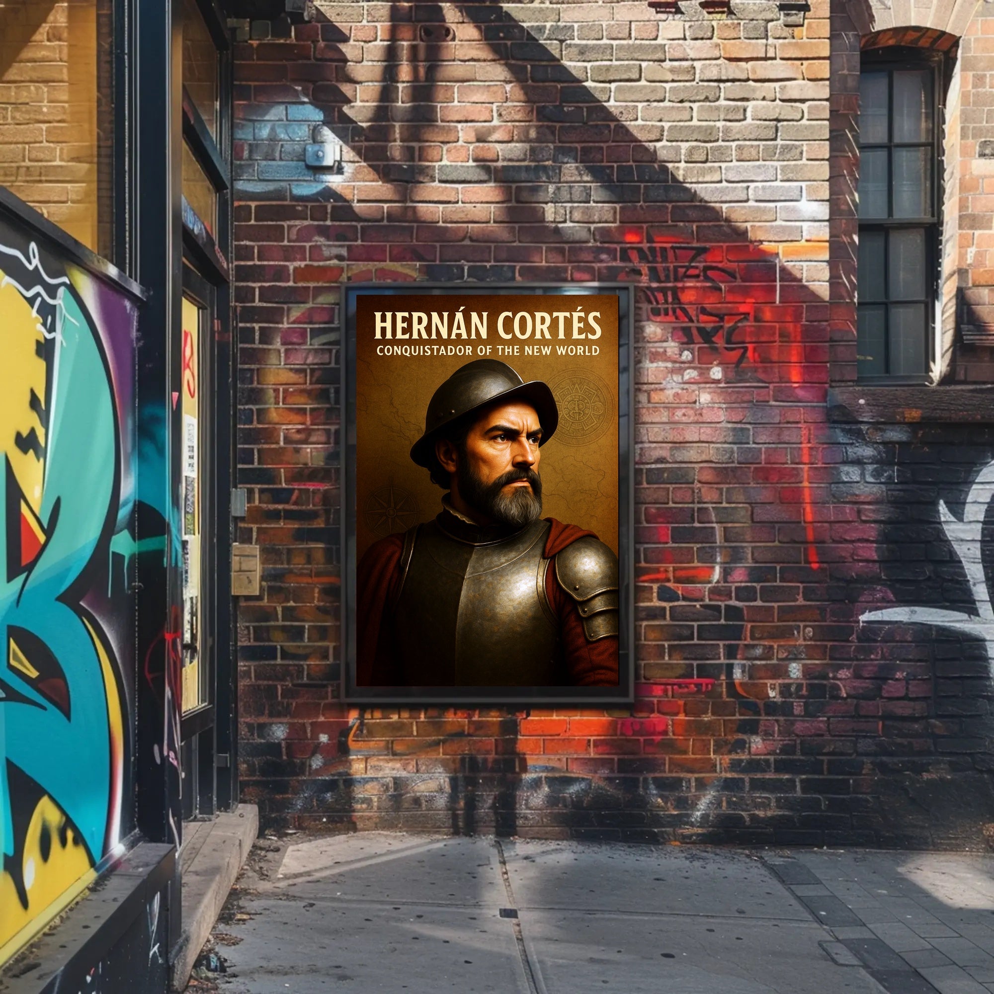Hernán Cortés Conquistador of the New World Poster PosterGoat