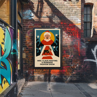 Mrs. Claus Reindeer Show: Festive Holiday Event Poster