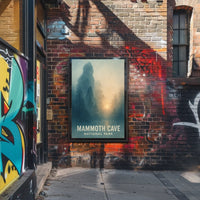Mammoth Cave National Park Landscape Travel Art Print Poster
