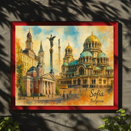 Sofia, Bulgaria Architectural Splendor Poster