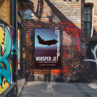 Whisper Jet Fleet Ears in the Sky Poster PosterGoat