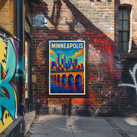 Minneapolis Skyline Poster