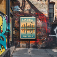 San Diego Skyline Poster