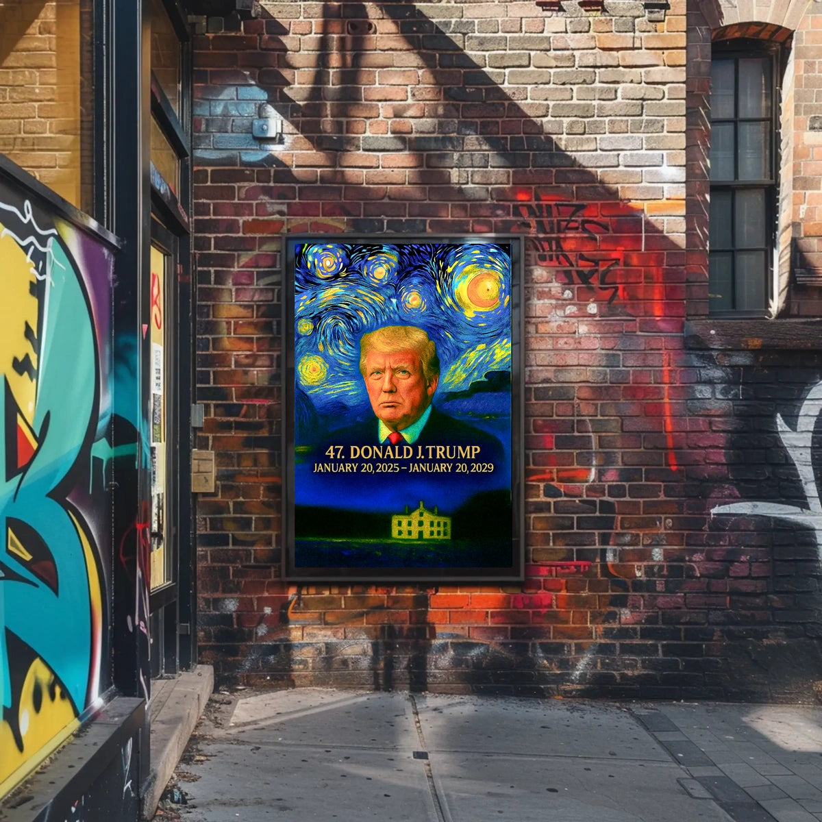 Donald Trump 47th President of the United States Presidential Masterpiece Series Poster