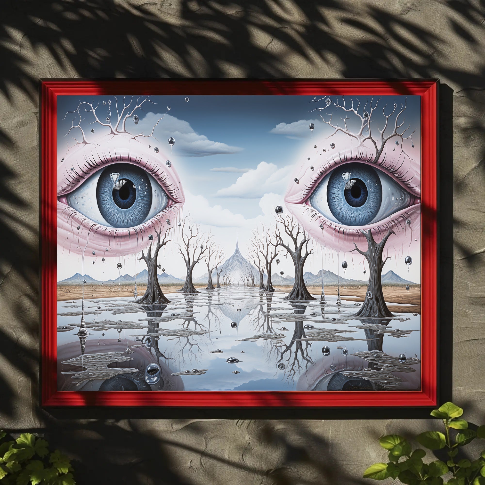 Surrealistic Eyescape Dreamscape Wall Art - Abstract or Artistic Poster
