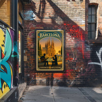 Barcelona Vibrance: A Cultural and Heritage Poster