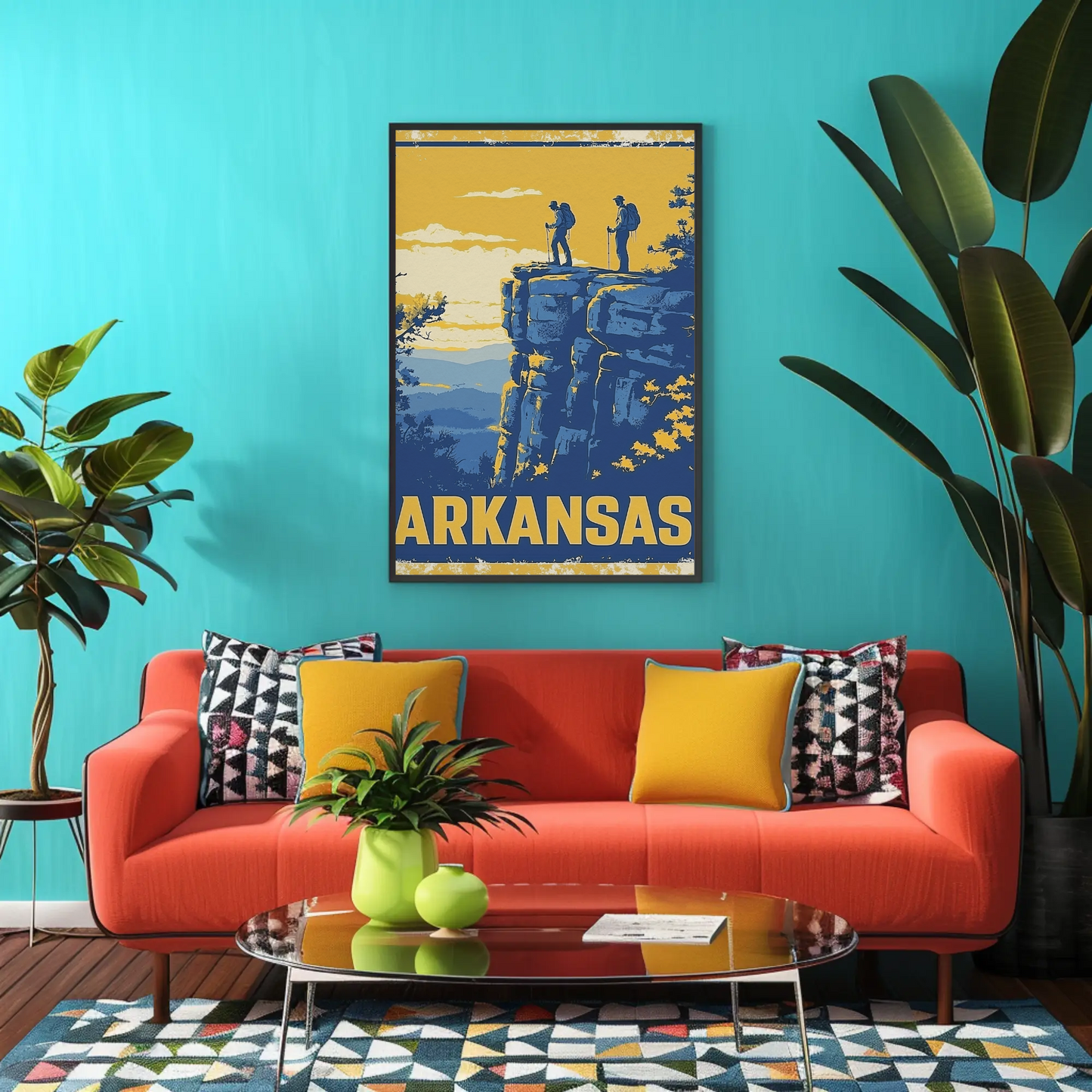Arkansas Vintage Poster