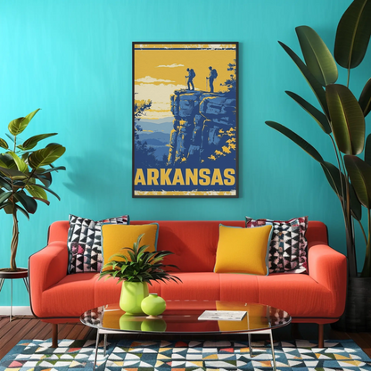 Arkansas Vintage Poster