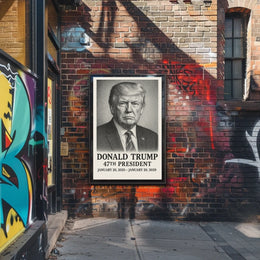Donald Trump 47th President Poster