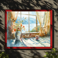 Morning Serenity by the Window Poster
