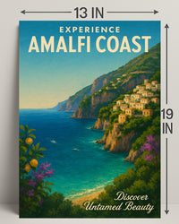 Experience the Amalfi Coast Poster PosterGoat