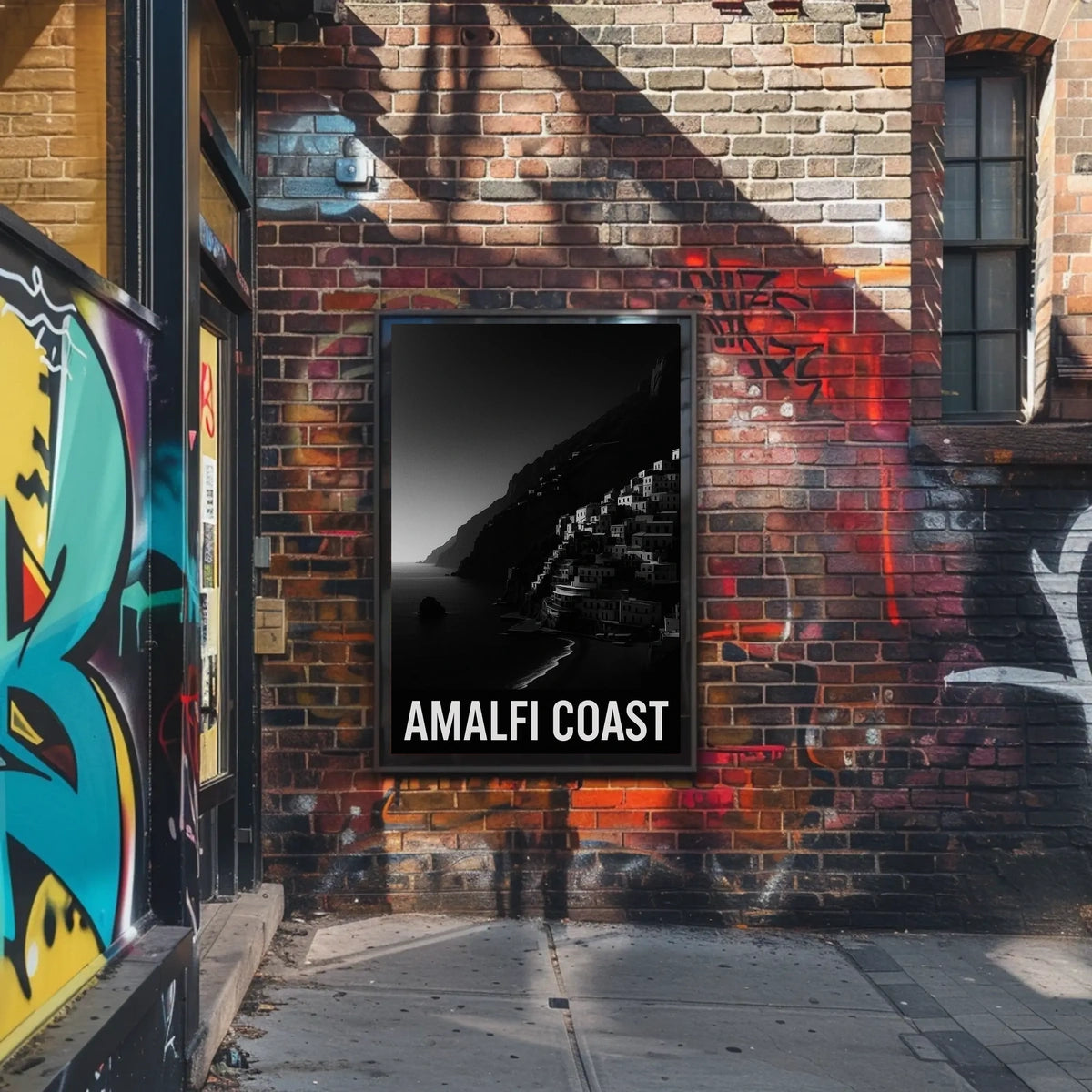Amalfi Coast Poster Embrace Coastal Decor 18x24 Inches