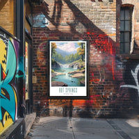 Hot Springs National Park Scenic Poster Wall Art