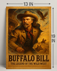 Buffalo Bill Wild West Adventure Poster Wall Art Print